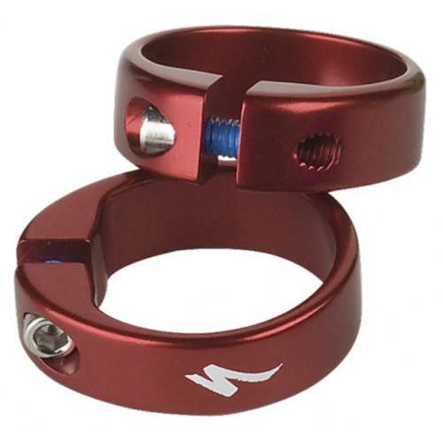anéis de travamento specialized - vermelho anodizado